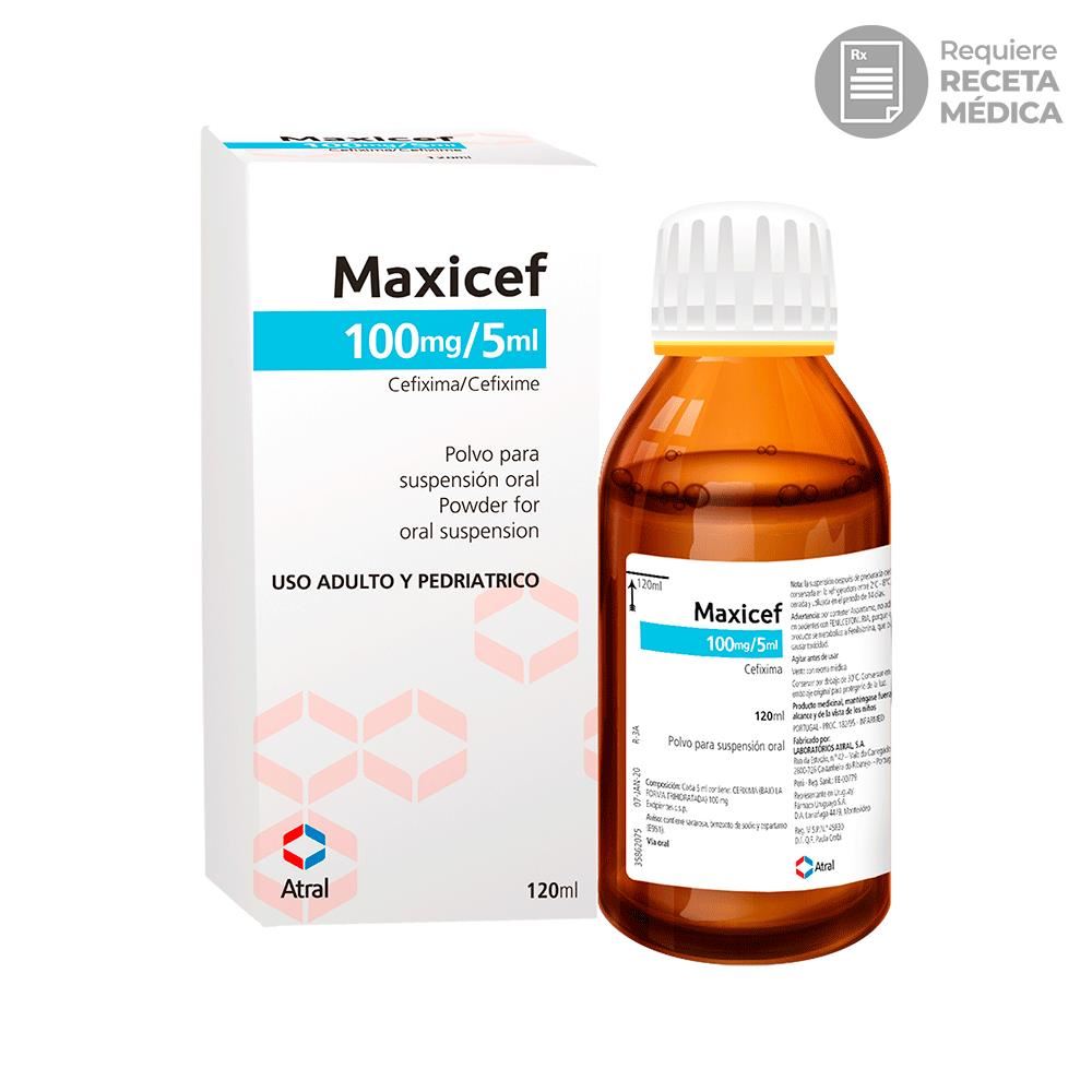 Maxicef 100 mg/5 mL Polvo para Suspensión Oral